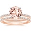 14KR Morganite Ballad Diamond Bridal Set (1/3 ct. tw.), smalltop view