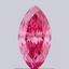 0.71 Ct. Fancy Vivid Pink Marquise Lab Grown Diamond