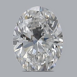 Oval diamond — real photo