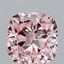 2.01 Ct. Fancy Intense Pink Cushion Lab Grown Diamond