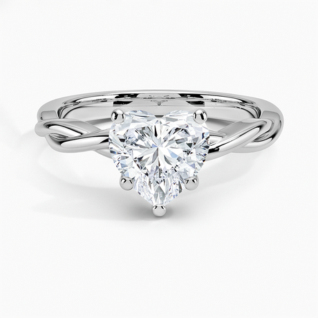 Twisted Vine Engagement Ring - Solitaire