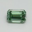 0.52 Ct. Fancy Vivid Green Emerald Lab Grown Diamond