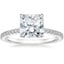Platinum Demi Half Coverage Diamond Ring (1/5 ct. tw.), smalltop view