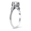 The Florene Ring, smalltop view on a hand