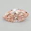 0.80 Ct. Fancy Vivid Pink Marquise Lab Grown Diamond
