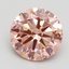 3.00 Ct. Fancy Intense Pink Round Lab Grown Diamond