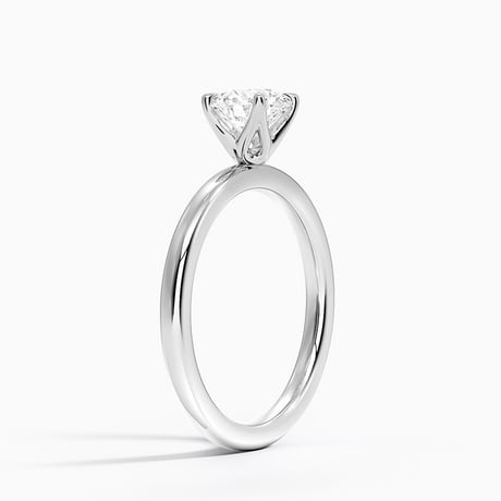 18K White Gold 2mm Petite Elodie Perfect Fit Solitaire Ring