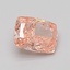 0.90 Ct. Fancy Vivid Pink Cushion Lab Grown Diamond