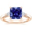 18K Rose Gold Simply Tacori Three Stone Diamond Ring (1/3 ct. tw.), smalltop view