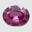 10.8x8.3mm Unheated Bi-Color  Oval   Garnet