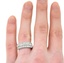 The Tazu Ring, smallzoomed in top view on a hand