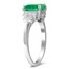 The Odelinda Ring, smalltop view on a hand