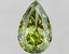 1.10 Ct. Fancy Vivid  Green Pear Lab Grown Diamond