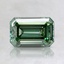 1.0 Ct. Fancy Vivid Pacific Green Emerald Lab Grown Diamond