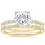 18KY Moissanite Ballad Diamond Bridal Set (1/3 ct. tw.), smalltop view