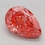 2.54 Ct. Fancy Vivid Pink Pear Lab Grown Diamond