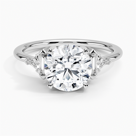 Platinum Edie Art Deco Diamond Ring