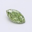 0.54 Ct. Fancy Vivid Green Marquise Lab Grown Diamond