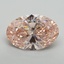 10.55 Ct. Fancy Vivid Pink Oval Lab Grown Diamond