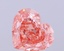 2.94 Ct. Fancy Intense  Pink Heart Lab Grown Diamond