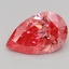 1.57 Ct. Fancy Vivid Pink Pear Lab Grown Diamond