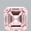 3.60 Ct. Fancy Intense Pink Asscher Lab Grown Diamond