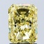 2.09 Ct. Fancy Vivid Yellow Radiant Lab Grown Diamond