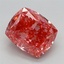 2.70 Ct. Fancy Vivid Pink Cushion Lab Grown Diamond