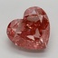 5.55 Ct. Fancy Vivid Pink Heart Lab Grown Diamond