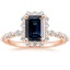 14K Rose Gold Marseille Halo Diamond Ring (1/2 ct. tw.), smalltop view