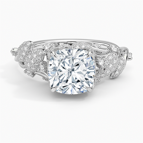 18K White Gold Luxe Canopy Diamond Ring