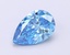 1.65 Ct. Fancy Vivid  Blue Pear Lab Grown Diamond