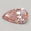 0.50 Ct. Fancy Vivid Pink Pear Lab Grown Diamond