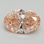 1.69 Ct. Fancy Intense Pink Oval Lab Grown Diamond