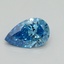 1.01 Ct. Fancy Vivid Blue Pear Lab Grown Diamond