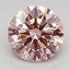 2.39 Ct. Fancy Vivid Pink Round Lab Grown Diamond