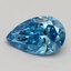 2.20 Ct. Fancy Vivid Blue Pear Lab Grown Diamond