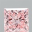 2.54 Ct. Fancy Intense Pink Princess Lab Grown Diamond