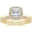 18K Yellow Gold Vienna Diamond Bridal Set (1/2 ct. tw.)