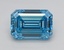 4.01 Ct. Fancy Vivid Blue Emerald Lab Grown Diamond