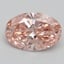 1.80 Ct. Fancy Vivid Pink Oval Lab Grown Diamond