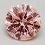 2.50 Ct. Fancy Intense Pink Round Lab Grown Diamond