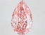 4.66 Ct. Fancy Vivid  Pink Pear Lab Grown Diamond
