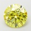 1.41 Ct. Fancy Intense  Yellow Round Lab Grown Diamond