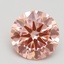 2.28 Ct. Fancy Vivid Pink Round Lab Grown Diamond