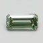 1.04 Ct. Fancy Intense Green Emerald Lab Grown Diamond