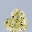 2.68 Ct. Fancy Intense Yellow Heart Lab Grown Diamond