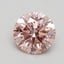 0.91 Ct. Fancy Intense Pink Round Lab Grown Diamond