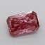 1.09 Ct. Fancy Vivid  Pink Radiant Lab Grown Diamond