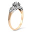 The Eleni Ring, smalltop view on a hand